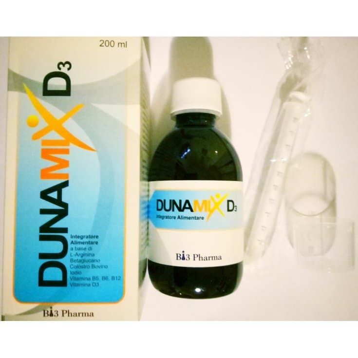 Vitamina D3 + Calcio – 200 ml | Dunamix D3 Solución