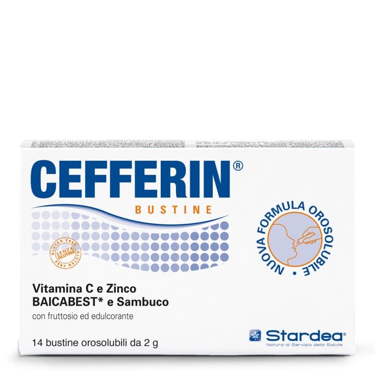 Vitamina C + Zinc – 14 sobres | Cefferin polvo efervescente
