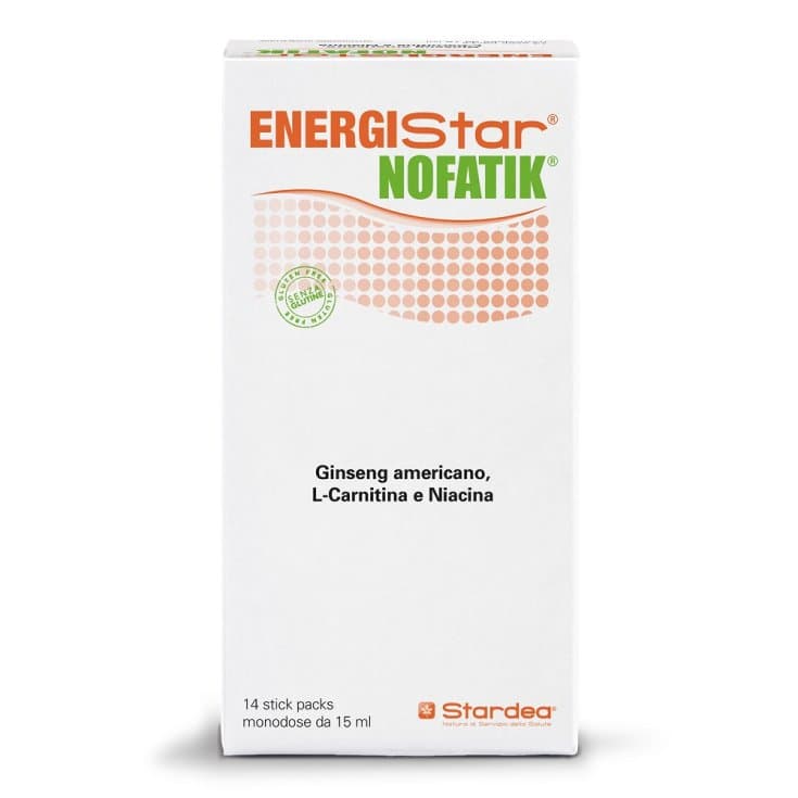 L-Carnitina + Ginseng – 14 sobres | Energistar NoFatik