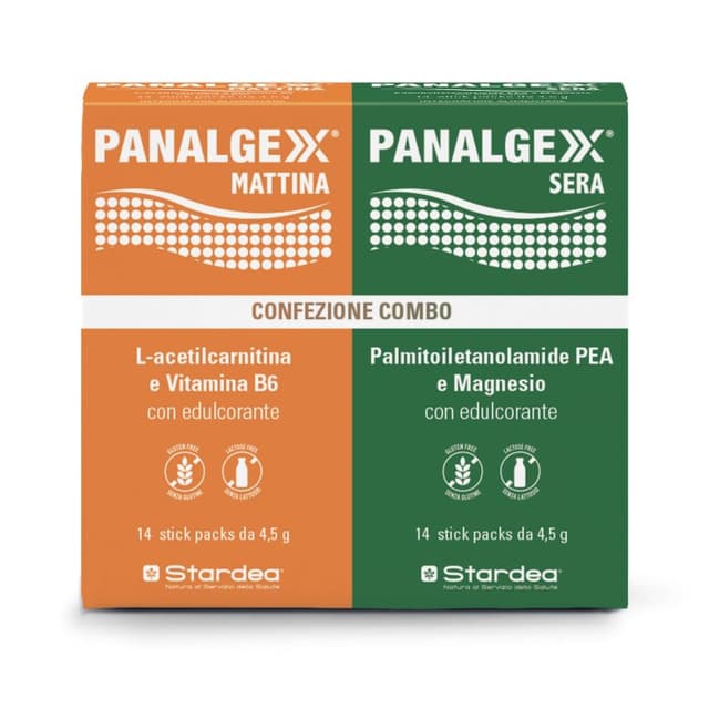Panalgexx Mattina+Sera – Pack combinado (Acetil-L-Carnitina + Vitamina B6)