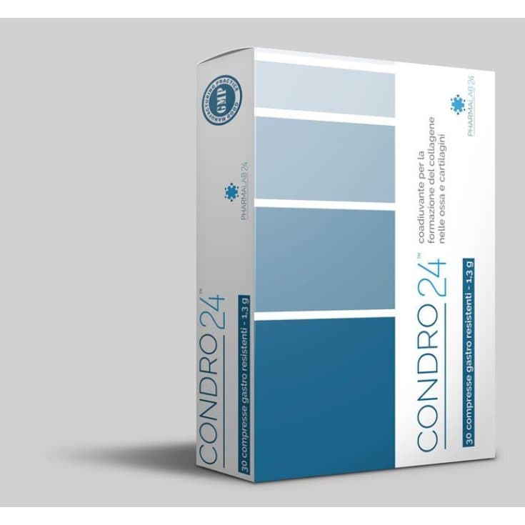 Glucosamina 540 mg + Condroitina – 30 comprimidos | Condro24