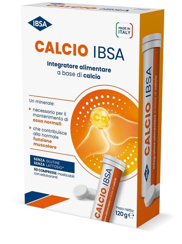 IBSA Calcio – 60 comprimidos masticables