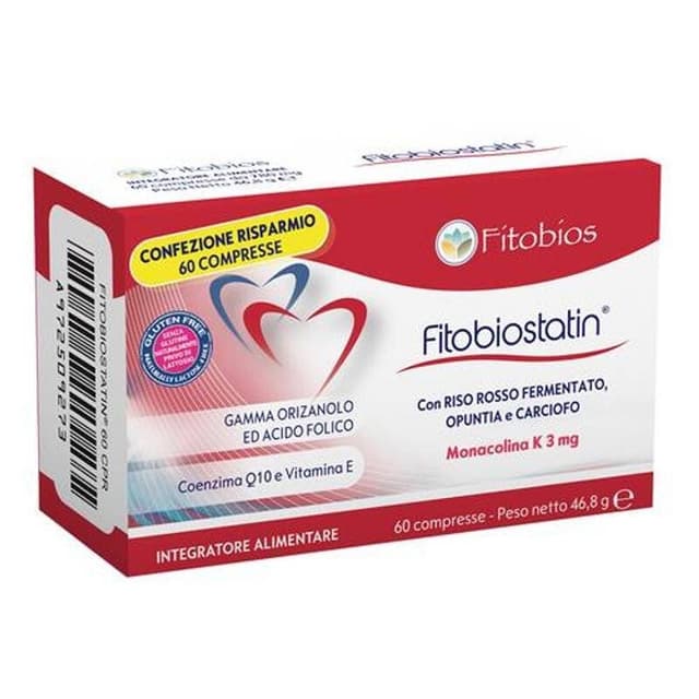 Alcachofa + Arroz Rojo – 60 comprimidos | Fitobiostatin
