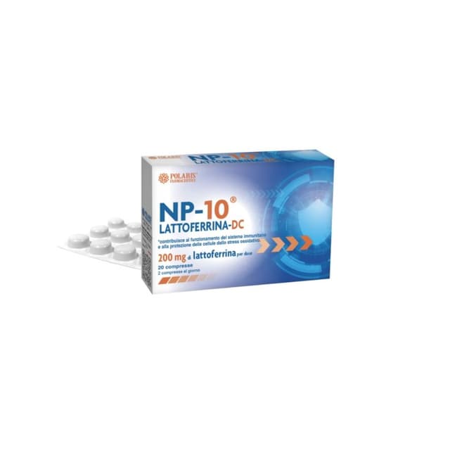 Lactoferrina – 20 comprimidos | NP-10 Lactoferrina DC