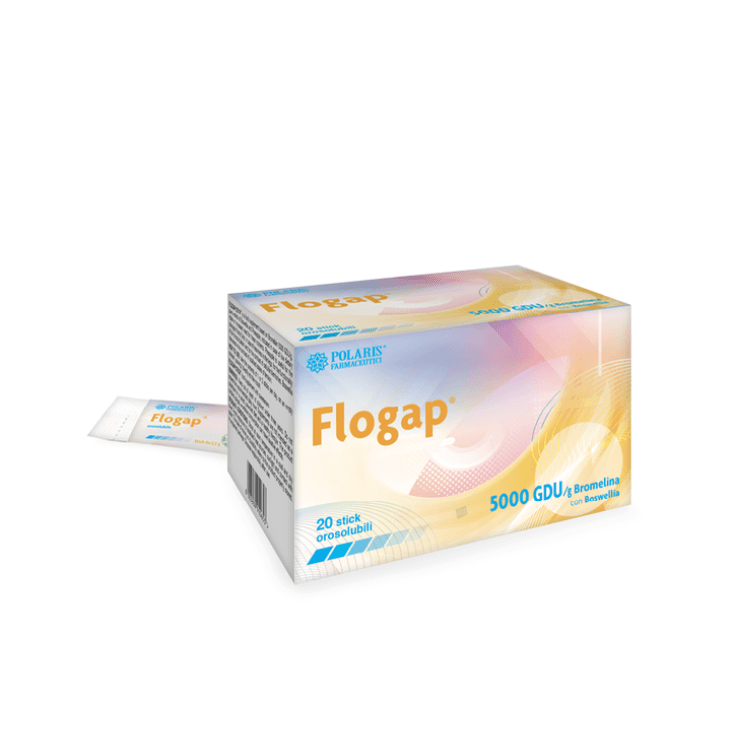 Flogap 5000 GDU – Bromelaína 1000 mg + Boswellia – 20 sobres