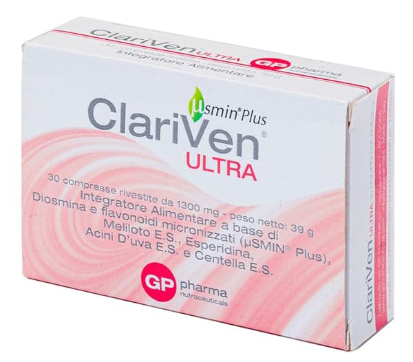 Diosmina 500 mg + Meliloto – 30 comprimidos | Clariven Ultra