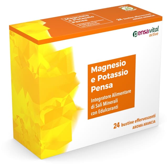 Magnesio e Potassio Pensa – 24 sobres Magnesio Potasio