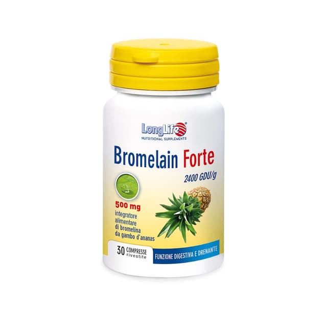 Longlife Bromelain 500 mg Forte – 30 comprimidos