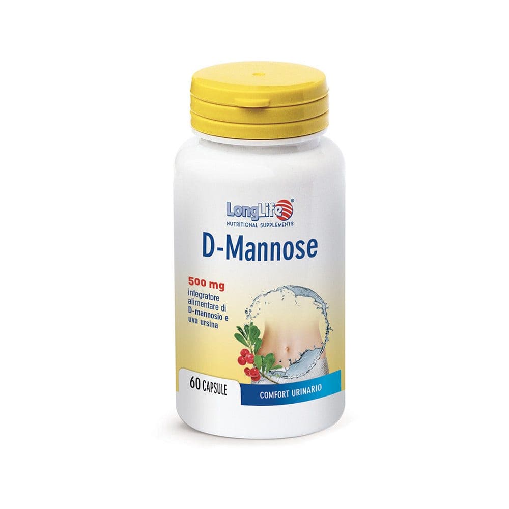 Longlife D-Mannose 1.000 mg – 60 cápsulas