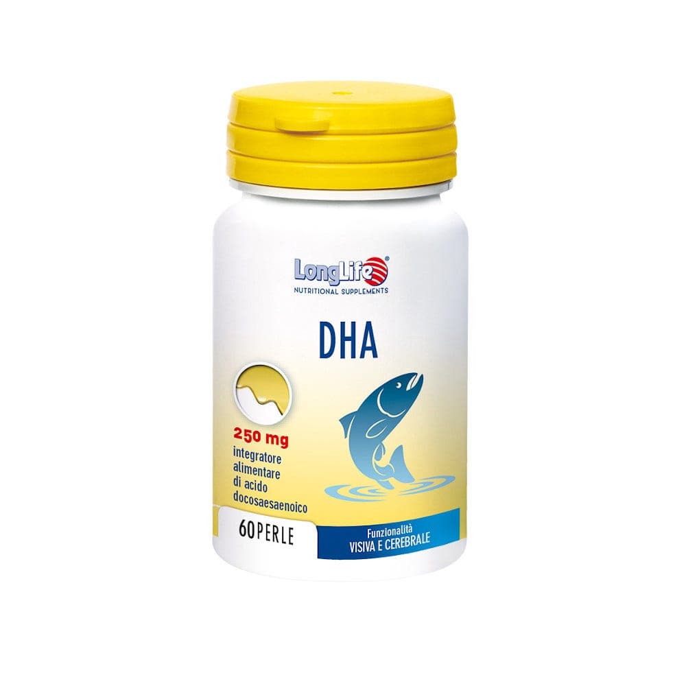 Omega-3 DHA + Omega-3 EPA – 60 perlas | Longlife DHA 200 mg
