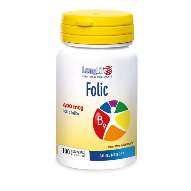Ácido fólico – 100 comprimidos | Longlife Folic 400 mcg
