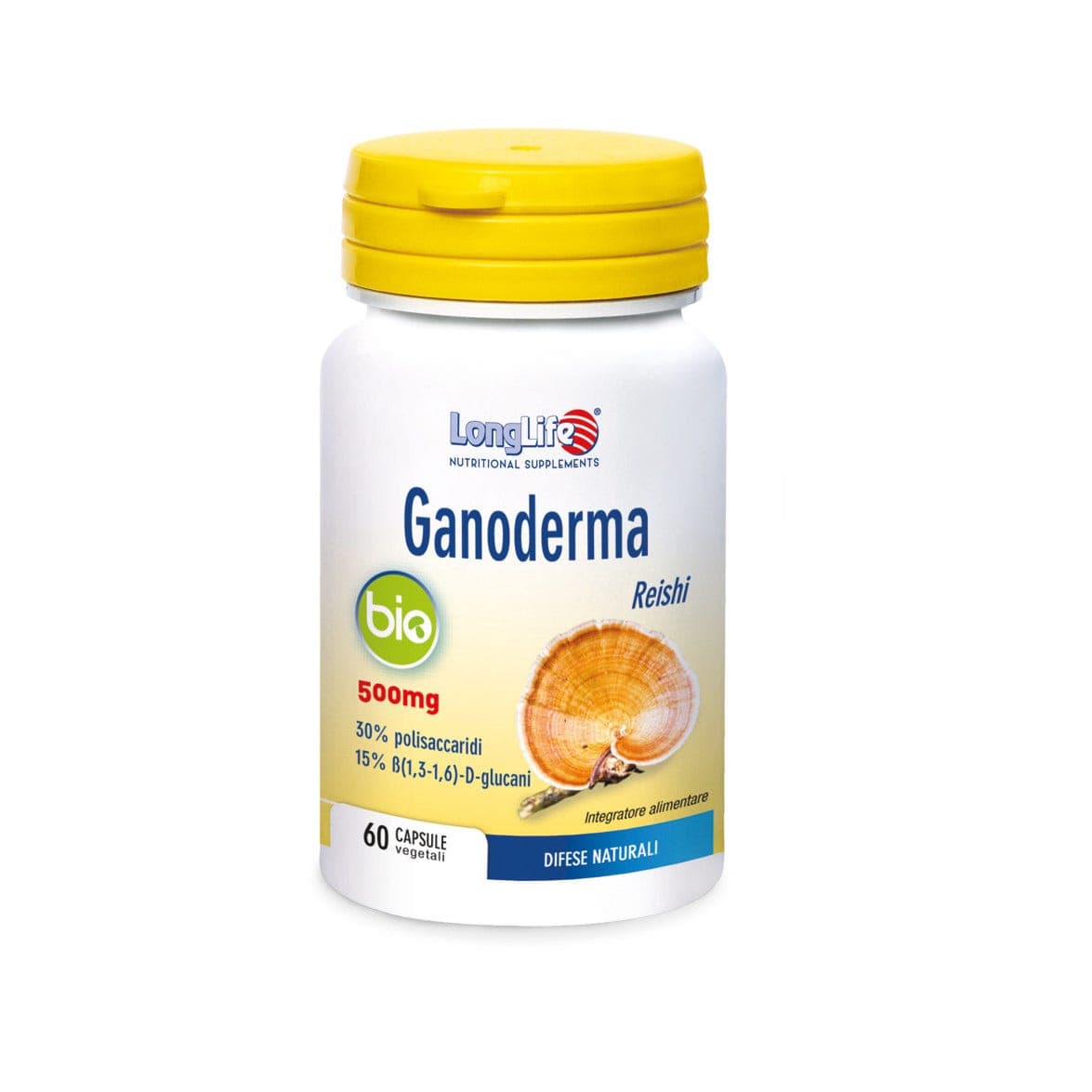 Longlife Ganoderma Bio – 60 cápsulas