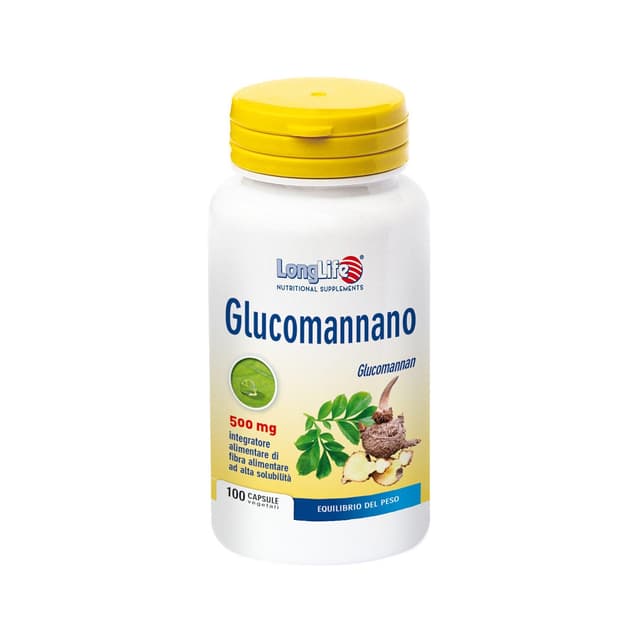 Longlife Glucomannano – 100 cápsulas