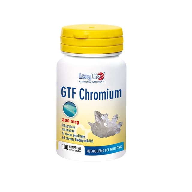 Longlife GTF Chromium – 100 comprimidos