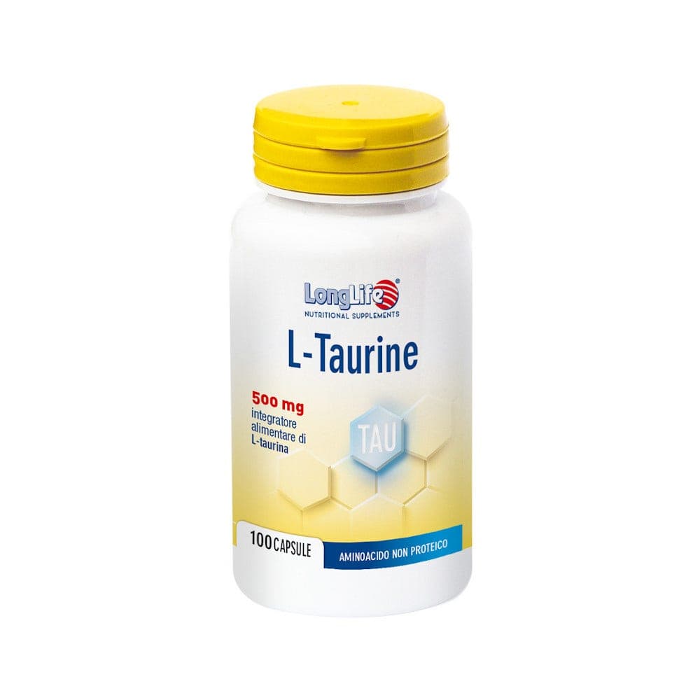 Longlife L-Taurina 500 mg – 100 cápsulas