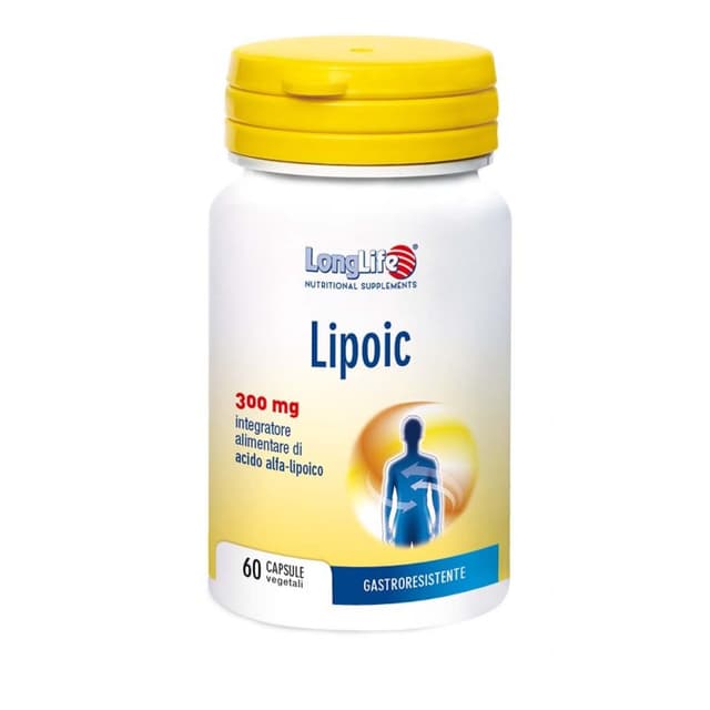 Ácido Alfa-Lipoico – 60 cápsulas | Longlife Lipoic