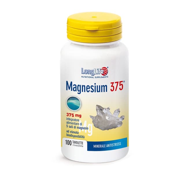 Longlife Magnesium 375 – 100 comprimidos