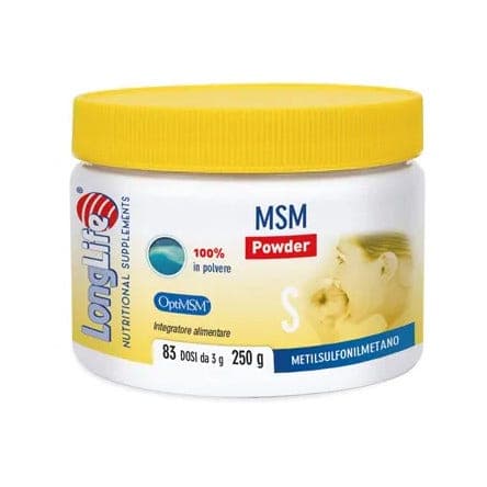 Longlife MSM Powder 250 g – Polvo