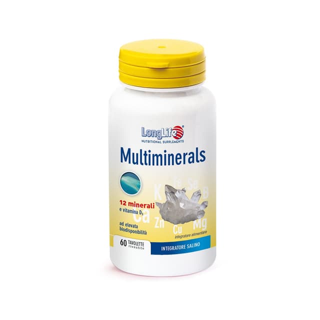 Magnesio 188 mg + Potasio – 60 comprimidos | Longlife Multiminerals