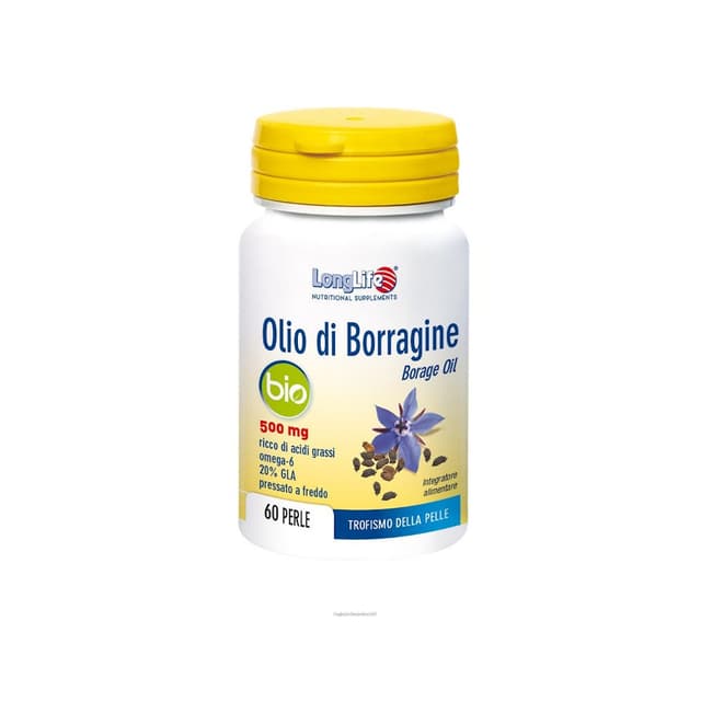 Longlife Aceite de Borraja Bio – 60 cápsulas