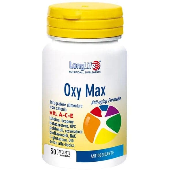 Vitamina C 500 mg + Glutatión – 30 comprimidos | Longlife Oxy Max