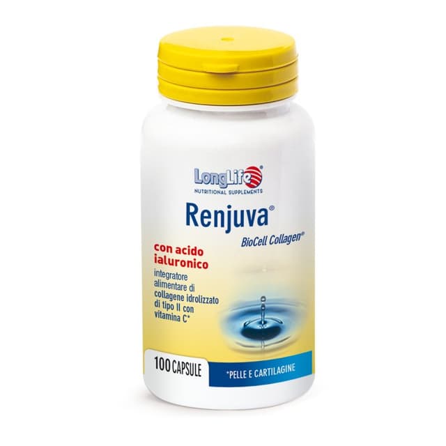 Colágeno + Vitamina C – 100 cápsulas | Longlife Renjuva