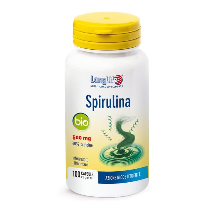 Longlife Spirulina Bio – 100 cápsulas