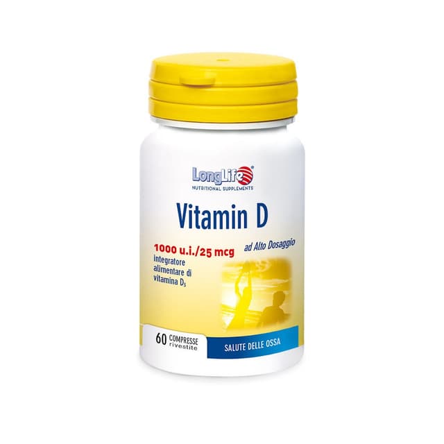 Longlife Vitamin D 25 µg 1000 – 60 comprimidos