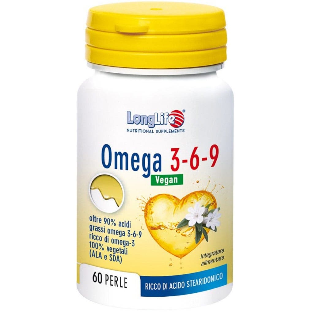 Longlife Omega 3-6-9 Vegano – 750 mg