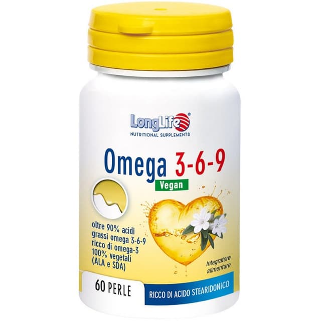 Longlife Omega 3-6-9 Vegano – 750 mg