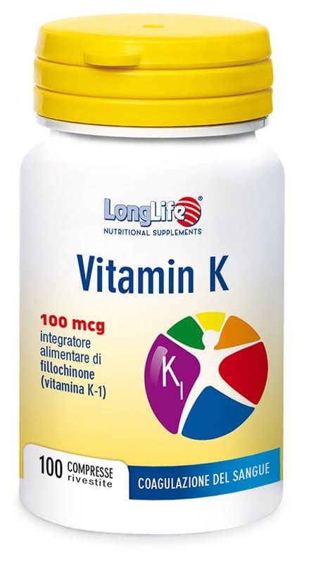 Longlife Vitamin K – 100 comprimidos