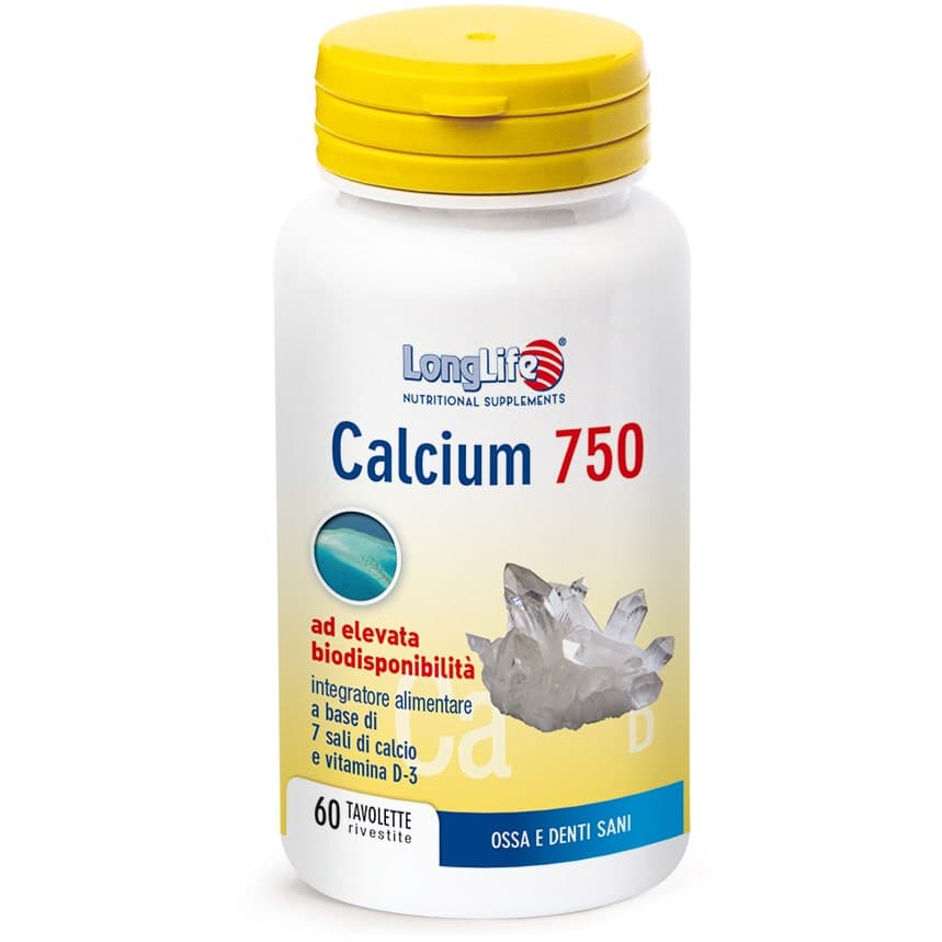 Longlife Calcium 750 mg – 60 comprimidos