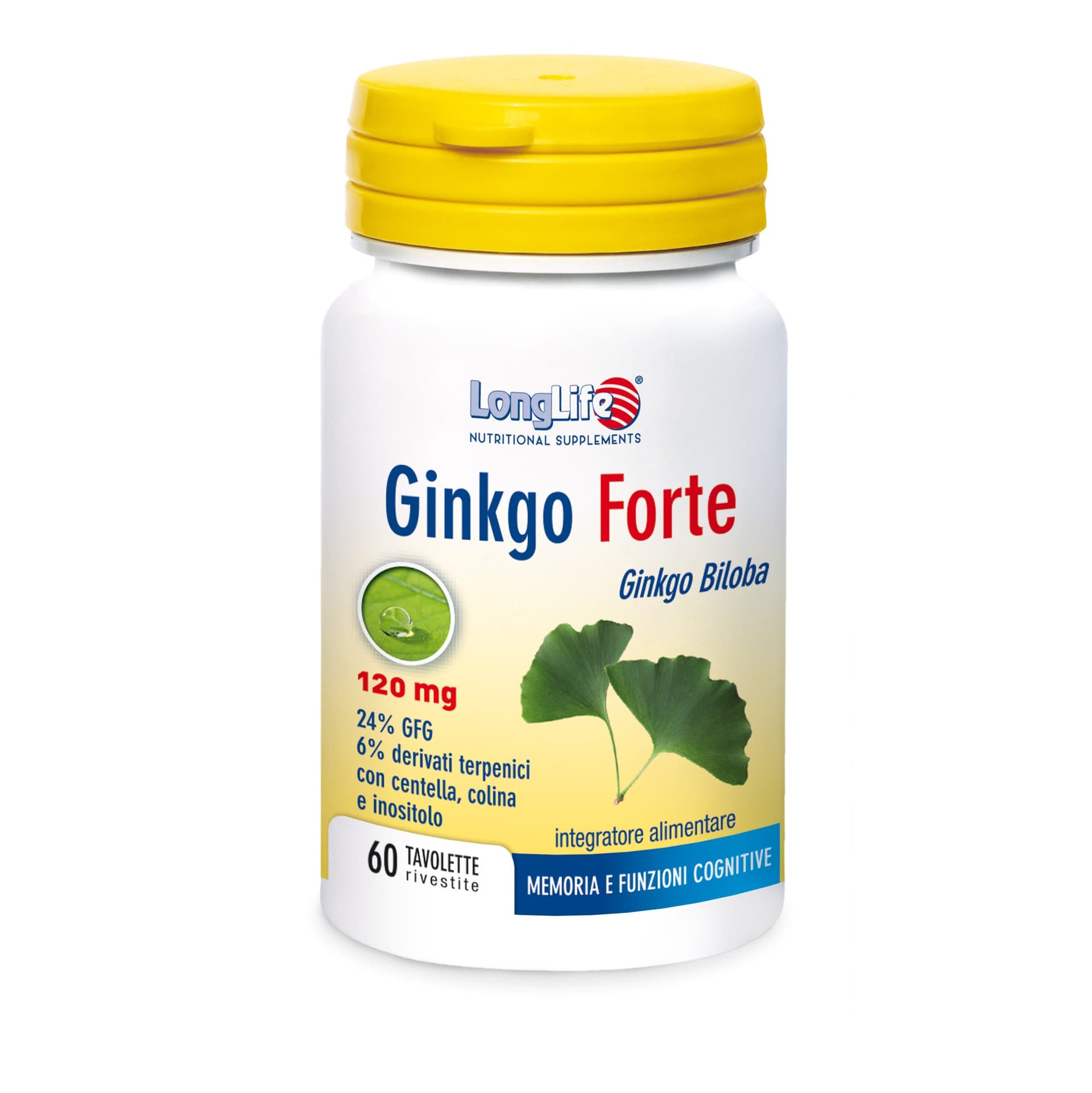 Longlife Ginkgo Forte – 60 comprimidos