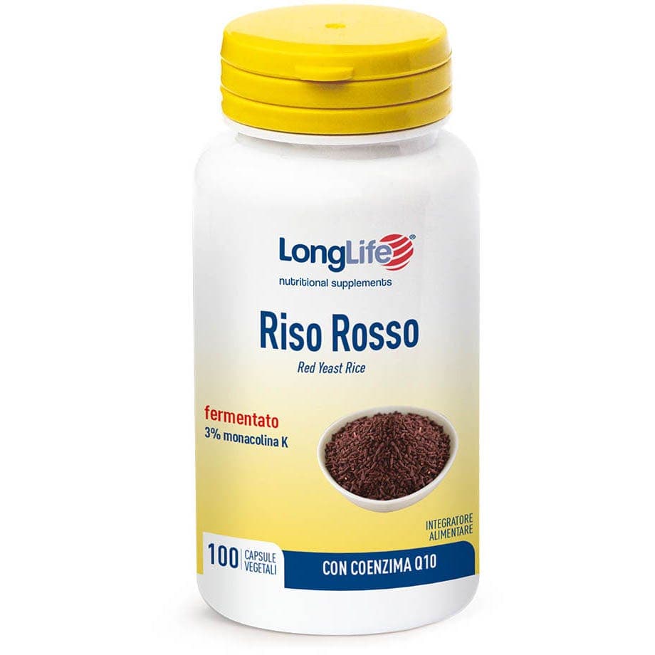 Arroz Rojo – 100 cápsulas veganas | Longlife Arroz Rojo