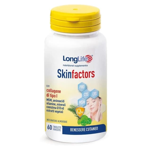 Multivitaminas + Colágeno – 60 comprimidos | Longlife Skin Factors