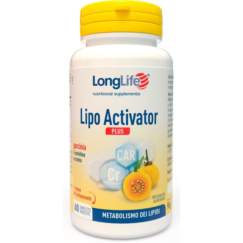 L-Carnitina 500 mg – 60 comprimidos | Longlife Lipo Activator