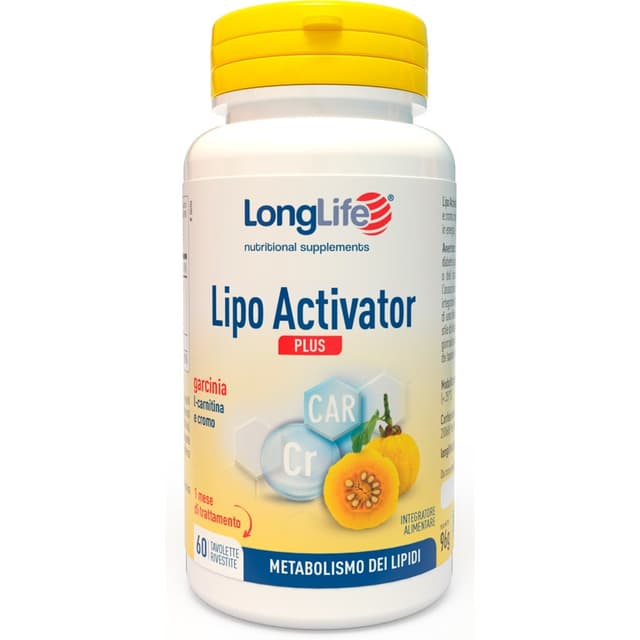 L-Carnitina 500 mg – 60 comprimidos | Longlife Lipo Activator