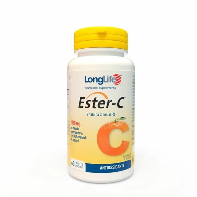 Vitamina C + Rutina – 60 comprimidos | Longlife Ester C 1000 mg