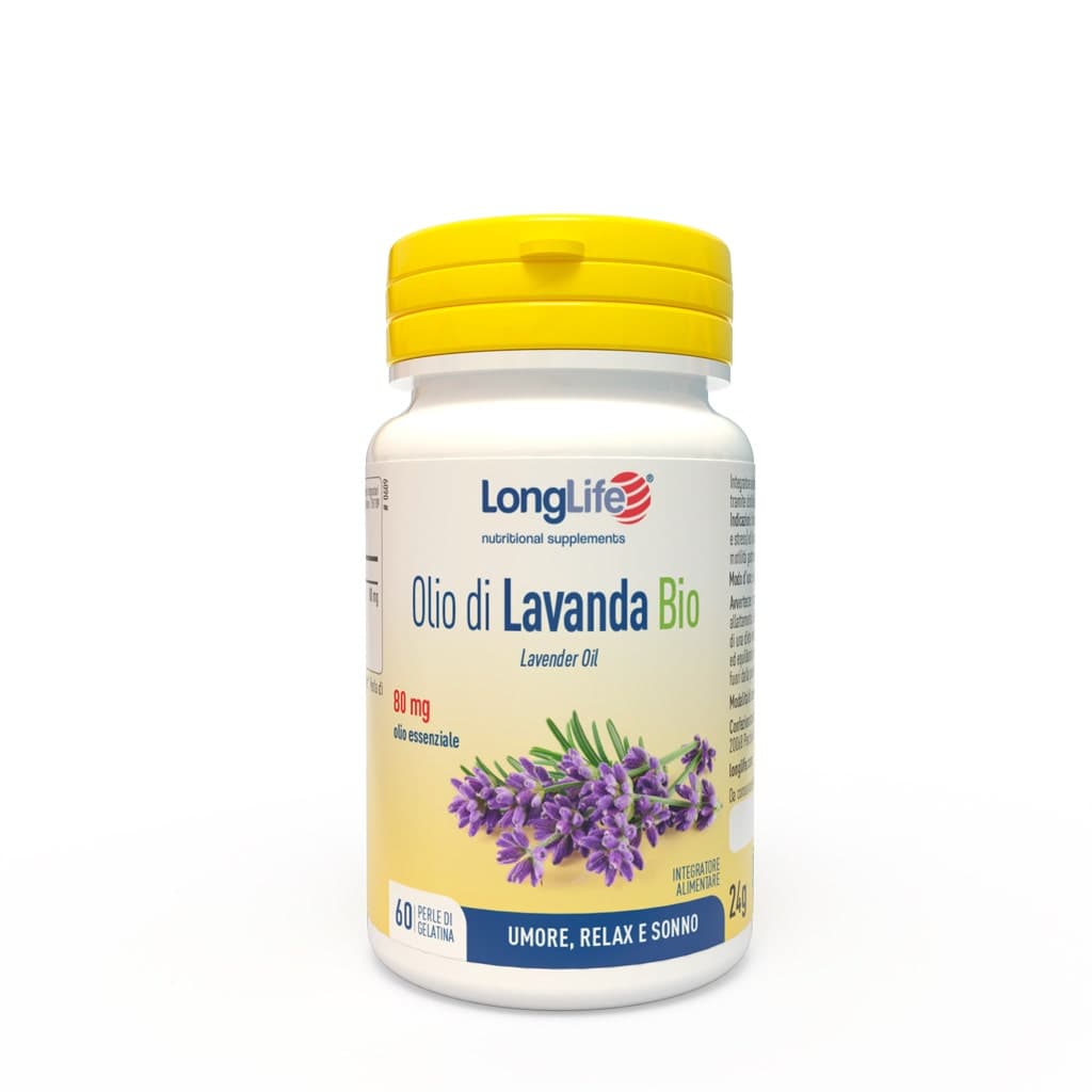 Longlife Aceite de Lavanda Bio – 60 cápsulas
