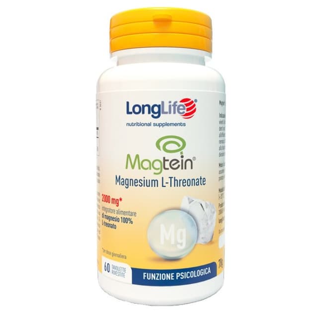 Longlife Magtein Magnesio 2.000 mg L-Treonato – 60 comprimidos