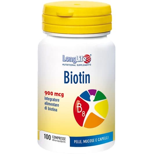 Longlife Biotina 900 mcg – 100 comprimidos