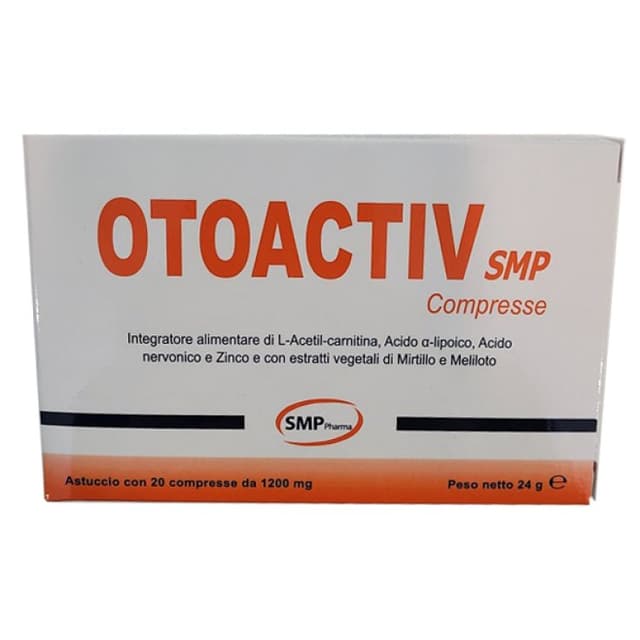 OTOACTIV Acetil-L-Carnitina 250 mg + Ácido Alfa-Lipoico – 20 comprimidos