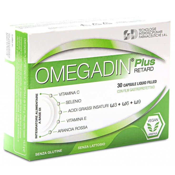 Omega-3 EPA y DHA – 30 cápsulas | Omegadin Plus Retard