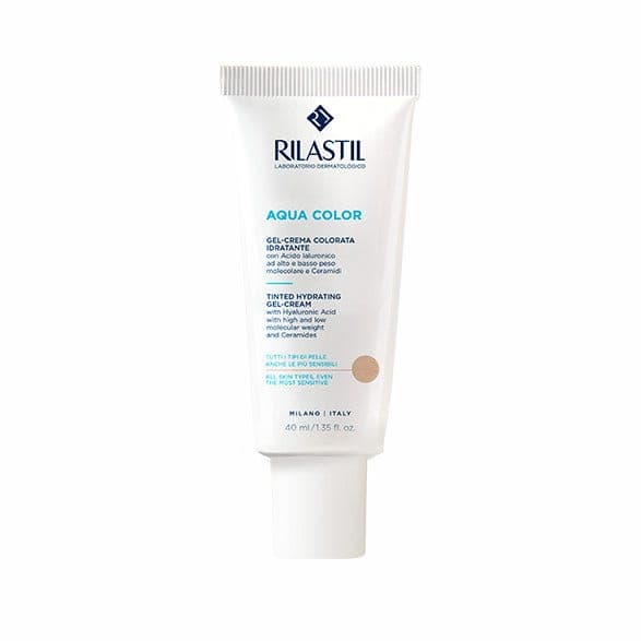 Rilastil Aqua Color – Crema hidratante con color Medium