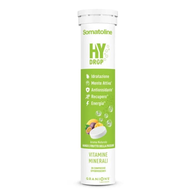 Somatoline Hydrop Mango – Potasio + Magnesio – 20 comprimidos