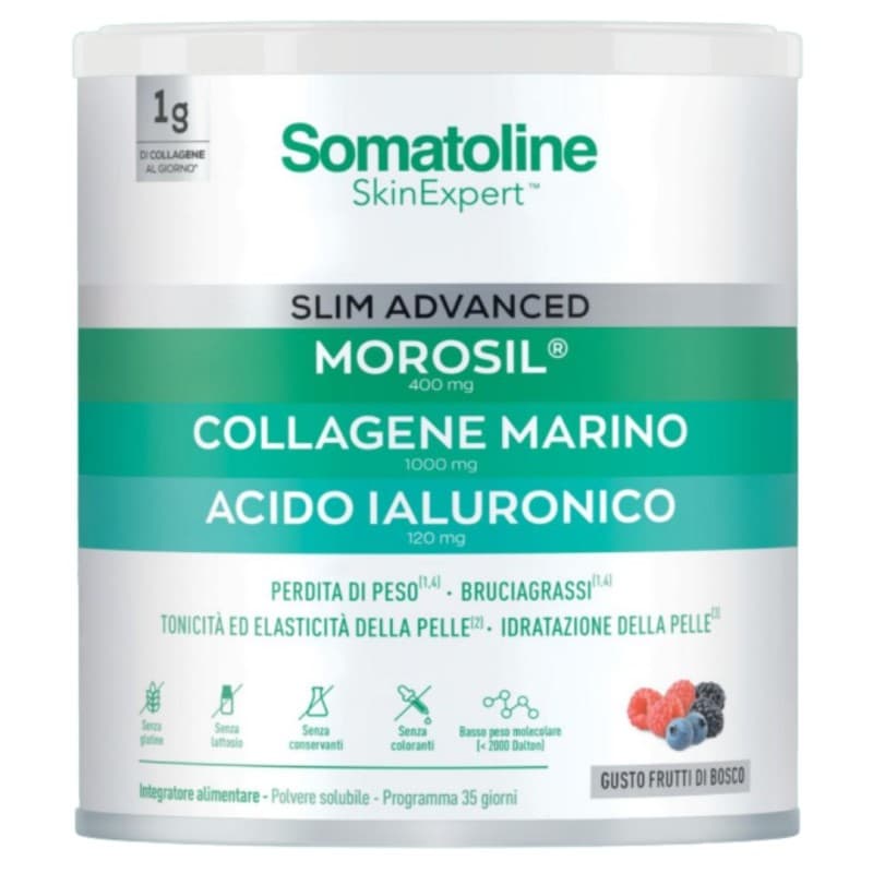 Somatoline Slim Advanced – Colágeno + Ácido Hialurónico – 275 g