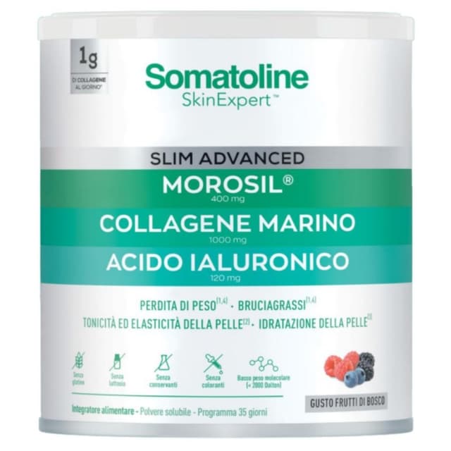 Somatoline Slim Advanced – Colágeno + Ácido Hialurónico – 275 g