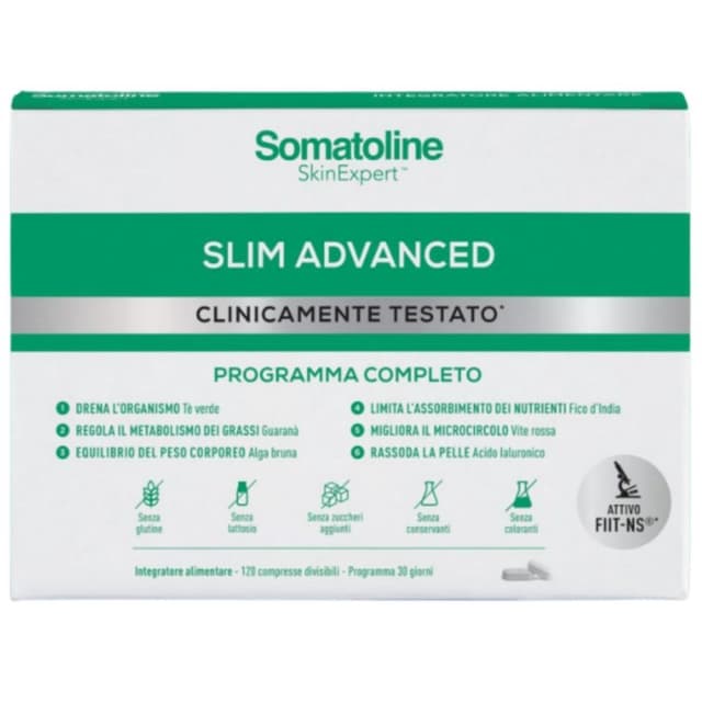 Somatoline Slim Advanced – Colágeno 1000 mg + Ácido Hialurónico – 120 comprimidos