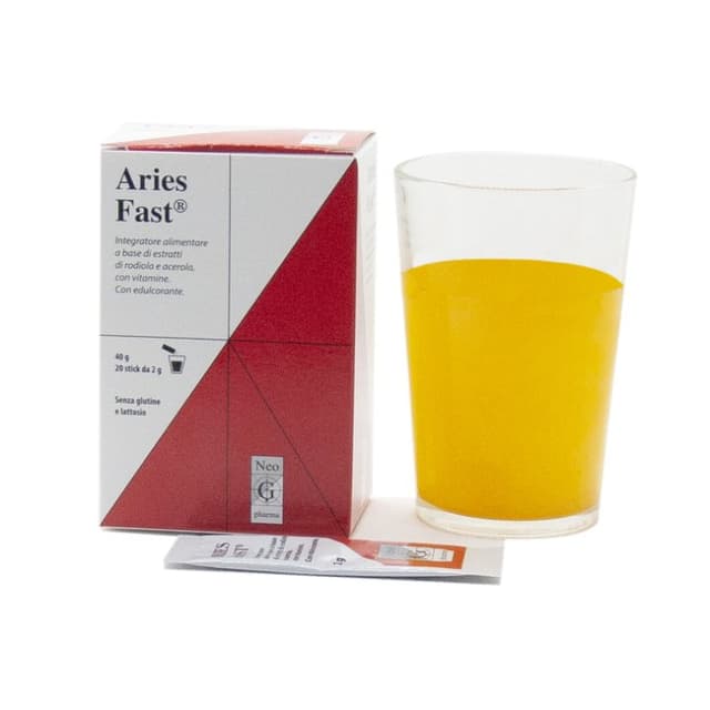 Rhodiola + Vitamina D – 20 sobres en stick | Aries Fast