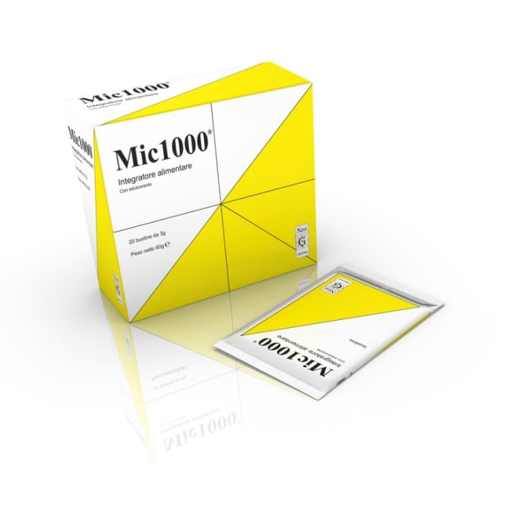 MIC 1000 Vitamina C + Lactoferrina – 20 sobres